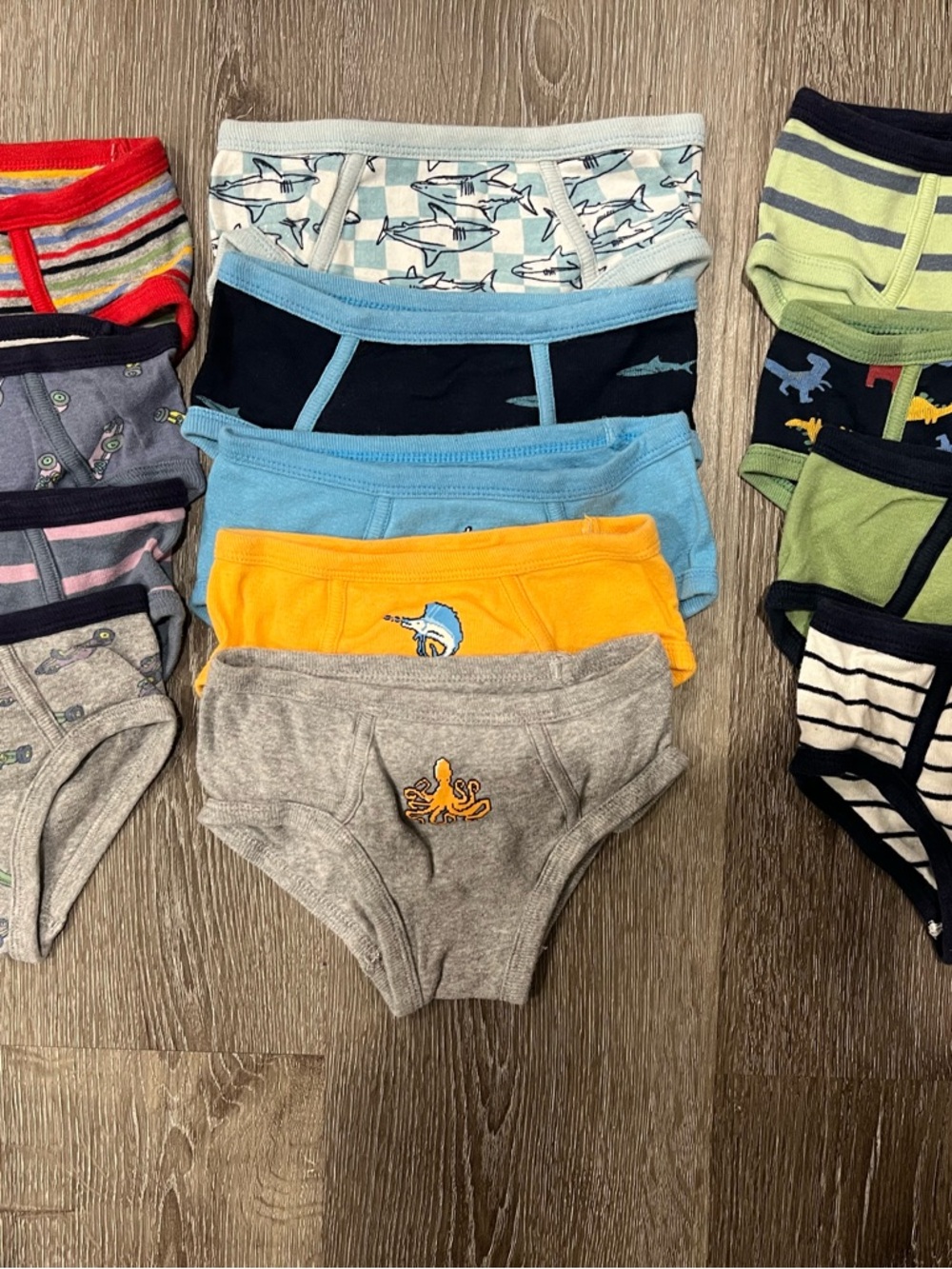 Kids' Cotton Briefs Pack - Gray, Blue, Yellow, Black Baby Gap 2-3T Bundle of 13